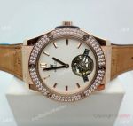 Copy Hublot Classic Fusion Flying Tourbillon Rose Gold Watch